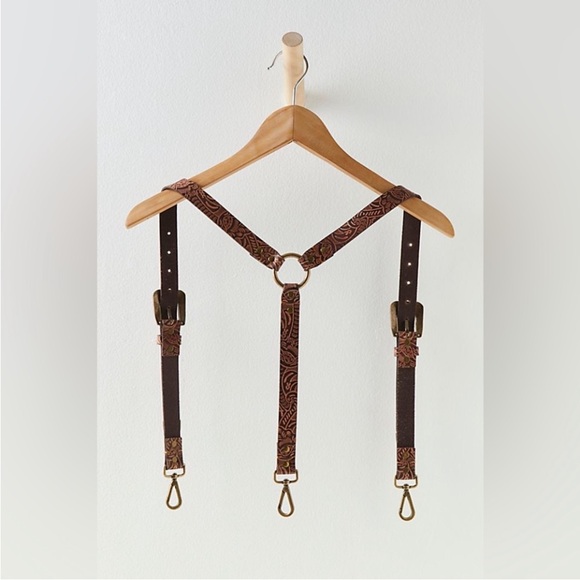 Free People Harlow Mix N Match Suspenders NWT - Picture 5 of 6